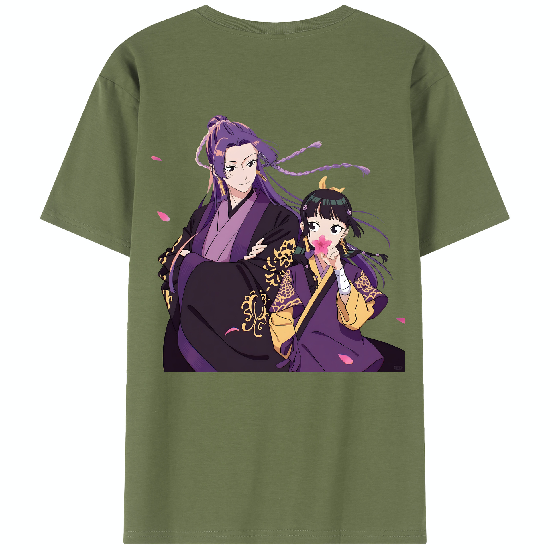 （画像用） 薬屋のひとりごと The Apothecary Diaries 綿100％半袖Tシャツ（背面プリント）